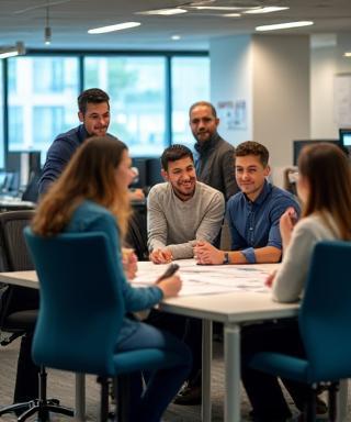 Sterling Property Solutions UK support team working together
